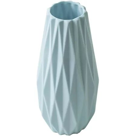 Simple White Ceramic Vase Modern Home Decoration Porcelain Vase Flower Vase Origami Design Flower Ar | Walmart (US)