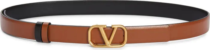 VLOGO Buckle Reversible Leather Belt | Nordstrom