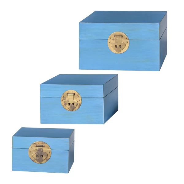 Dann Foley 3 Piece Manufactured Wood Decorative Box Set | Wayfair Professional