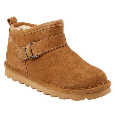 BEARPAW Suede Micro Water- and Stain-Repellent Boot | HSN
