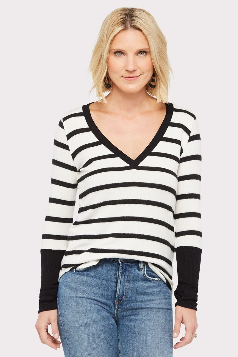 Sammy Stripe Rib Tunic Top | Evereve