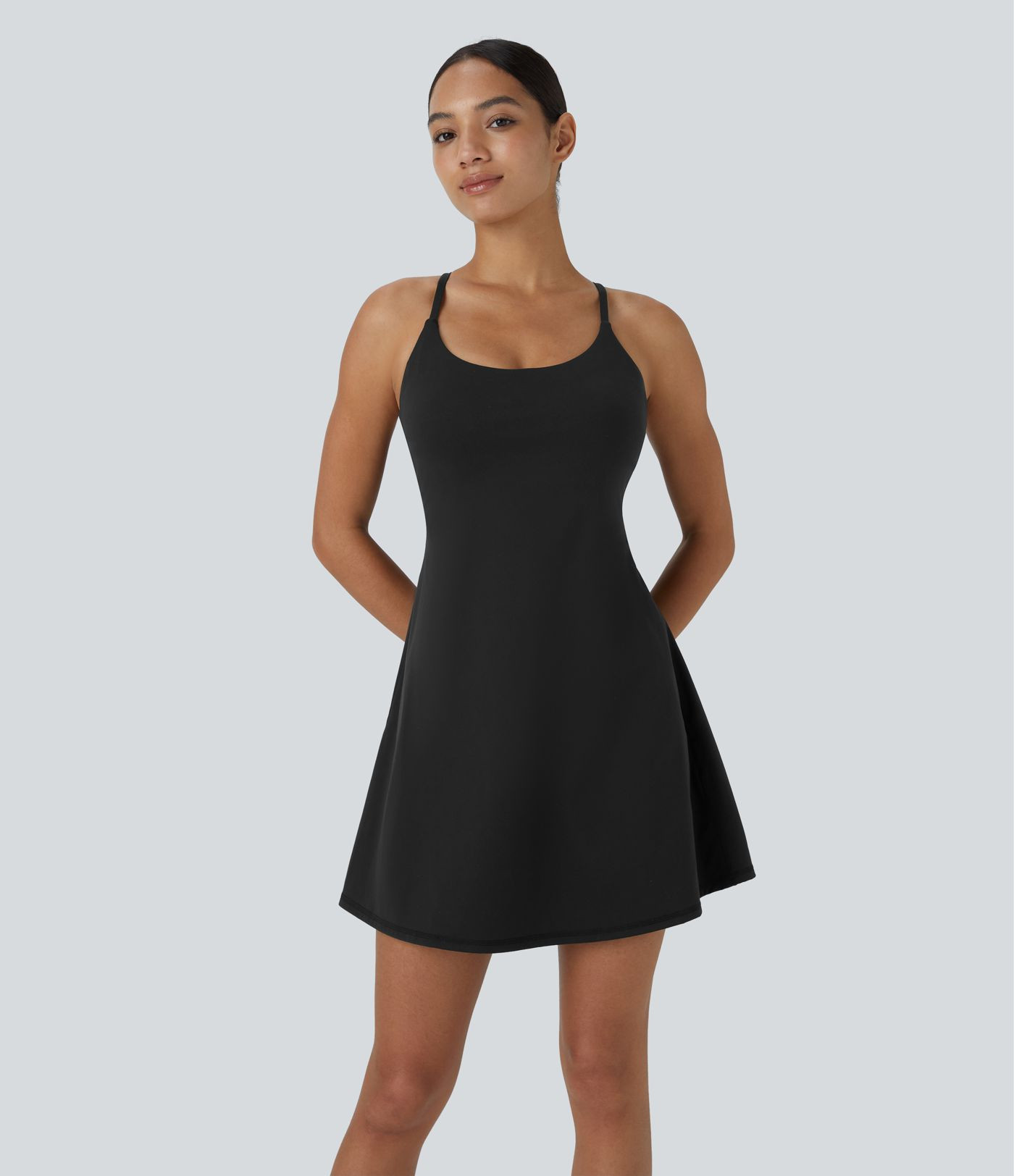 SoftlyZero\u2122 Plush Backless Active Dress | HALARA