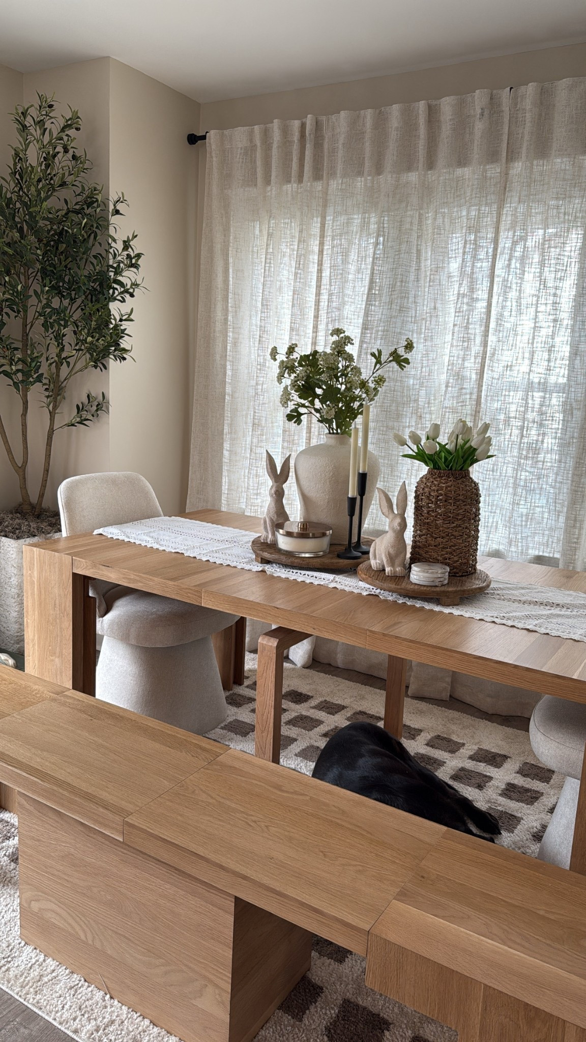 DINING AREA - EASTER DECOR

Bunnies are hobbylobby sku 106291769, 206291769

Vases, curtains and wood risers are HOMEGOODS


Easter decor, table styling, dining table, dining refresh, Easter table layout, transformer table, dining room, home decor, home style. 

#LTKSaleAlert #LTKHome #LTKFamily