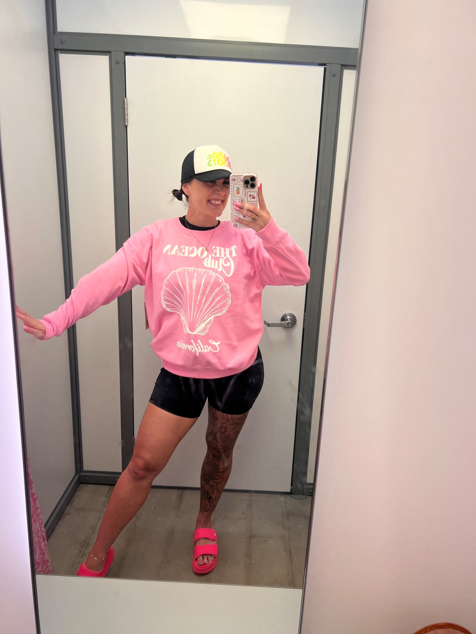 New favorite sweatshirt. Keeps selling out but turn notifications on and check your local Walmart. I got a small. 

#LTKTravel #LTKootd #LTKSeasonal