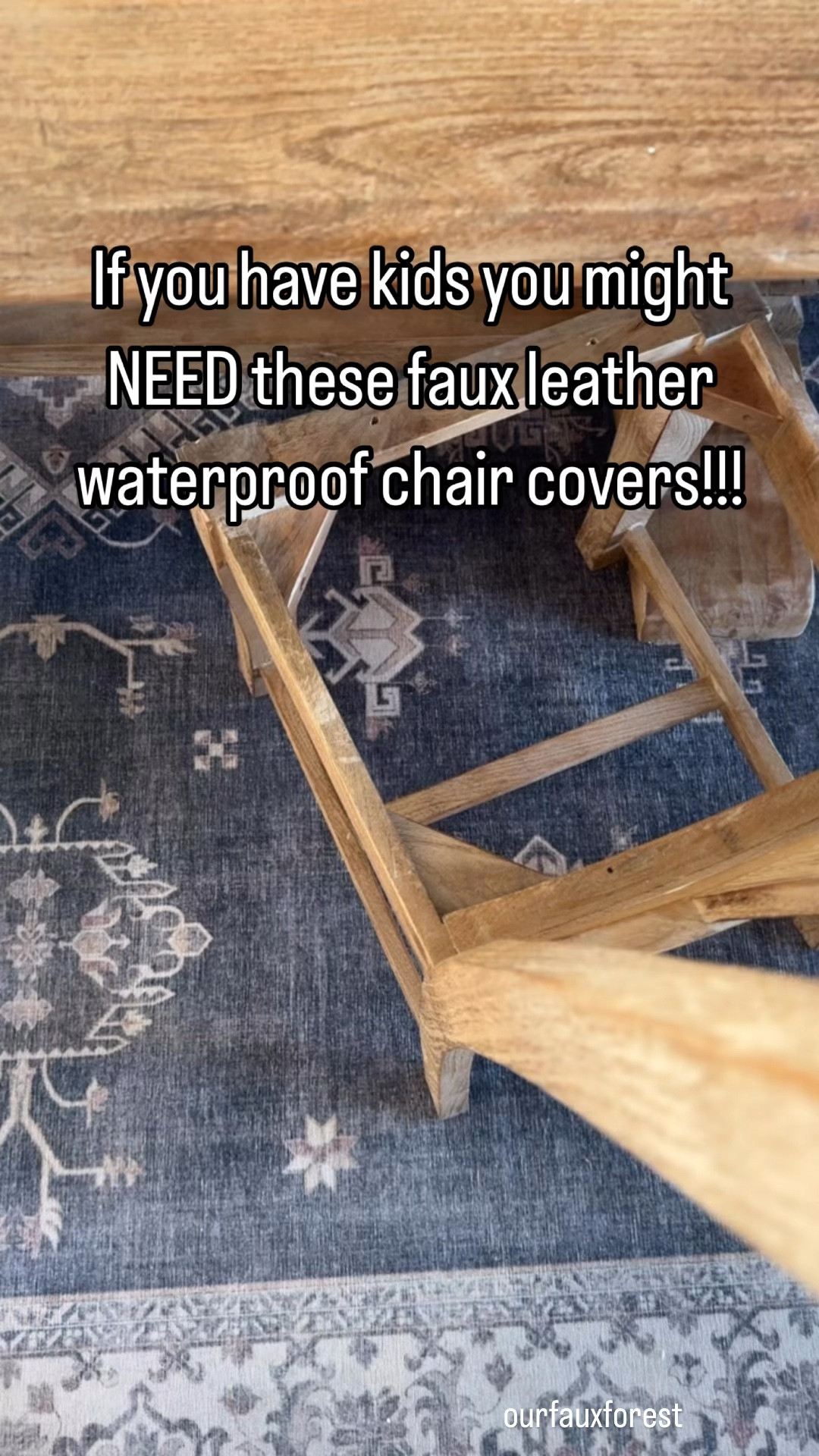 If you have kids you might NEED these faux leather waterproof dining chair covers! So easy to wipe clean without having to always take them off and wash them!

#LTKFindsUnder50 #LTKKids #LTKHome