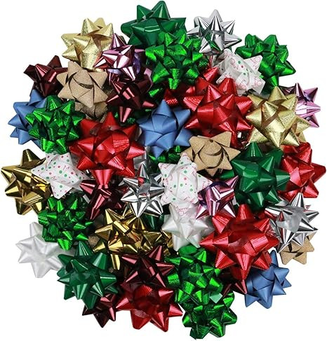 Assorted Gift Wrap Bows for Christmas, Holidays, and Birthdays (Christmas Mix) | Amazon (US)
