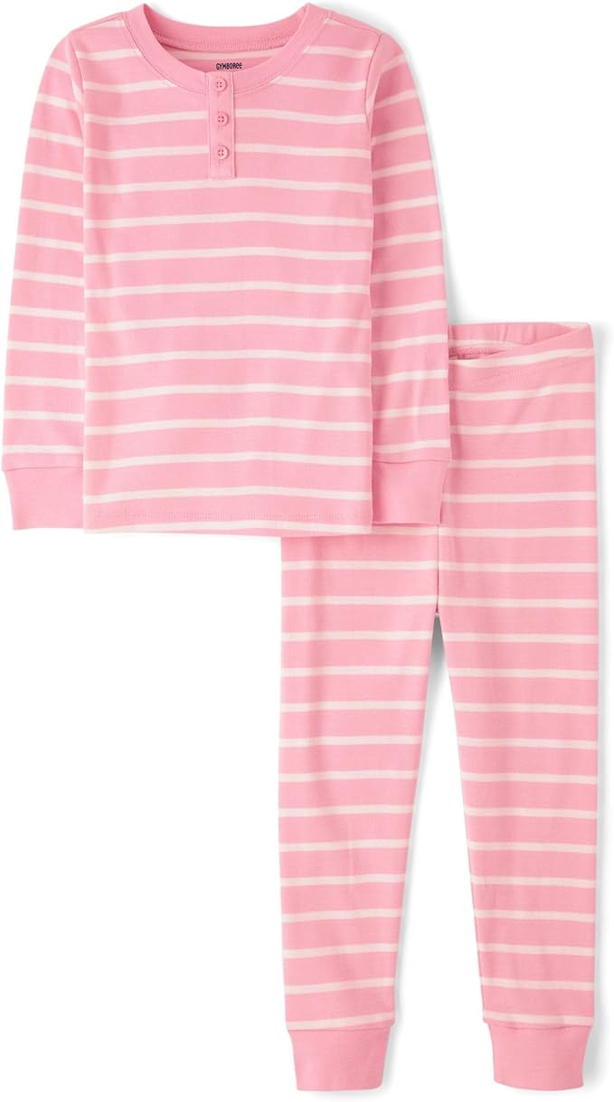 Gymboree Unisex Kid's and Toddler Long Sleeve Top and Pant Pajama Sets | Amazon (US)