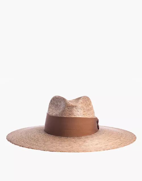 ASN Straw Riviera Wide-Brimmed Hat | Madewell