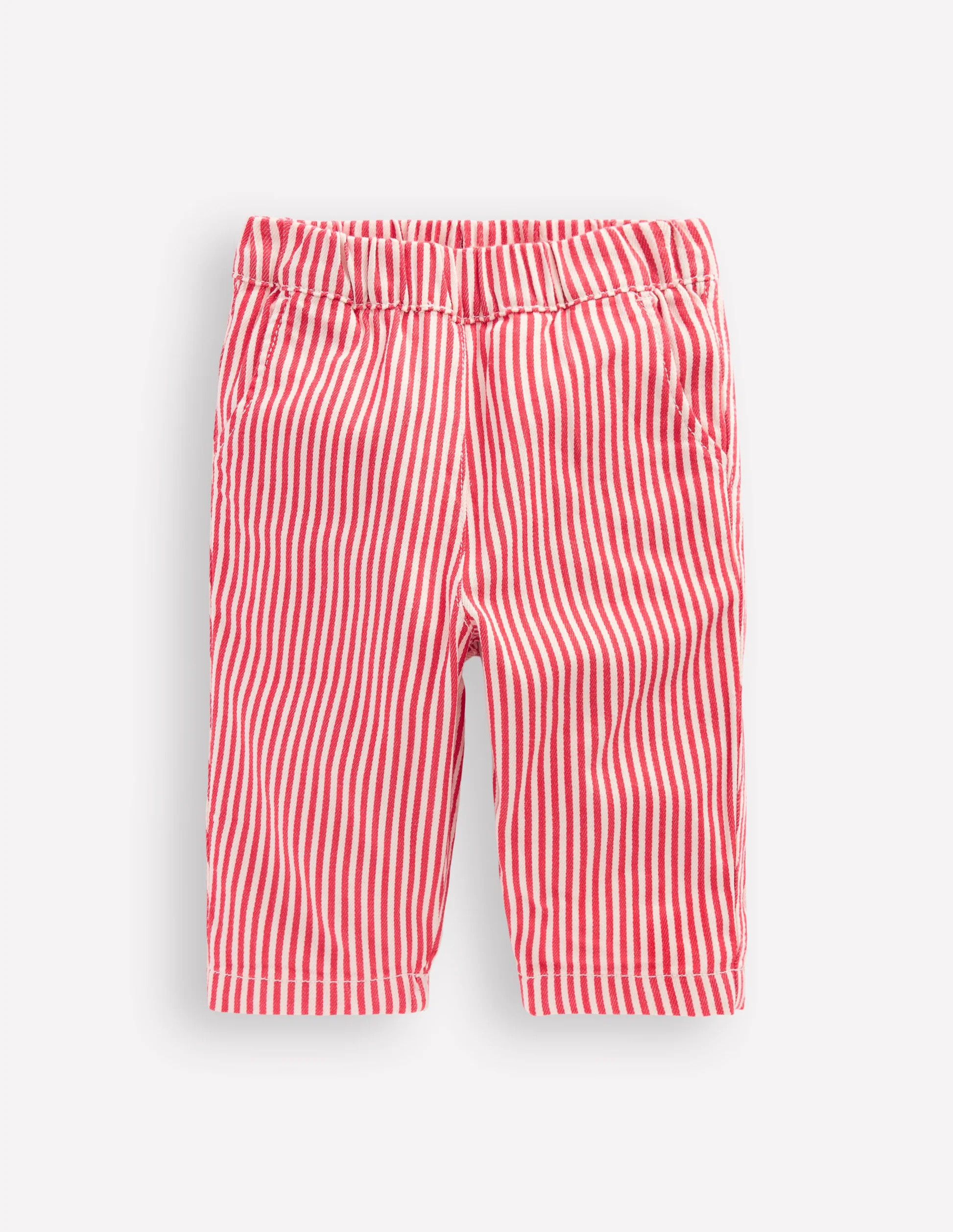 Cotton Pull-on Pants-Red Stripe | Boden (US)