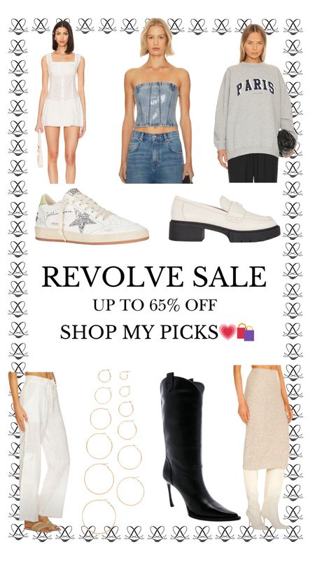 SOOO many fun picks up to 65% off on Revolve! RUN RUN RUN…Golden Goose Sneaks, Anine Bing Sweatshirts, and an LL x Revolve exclusive…🛍️😍

#LTKGiftGuide #LTKstyletip #LTKsalealert