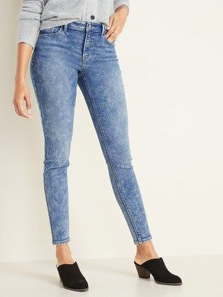 Mid-Rise Built-In Warm Rockstar Jeans for Women | Old Navy (US)