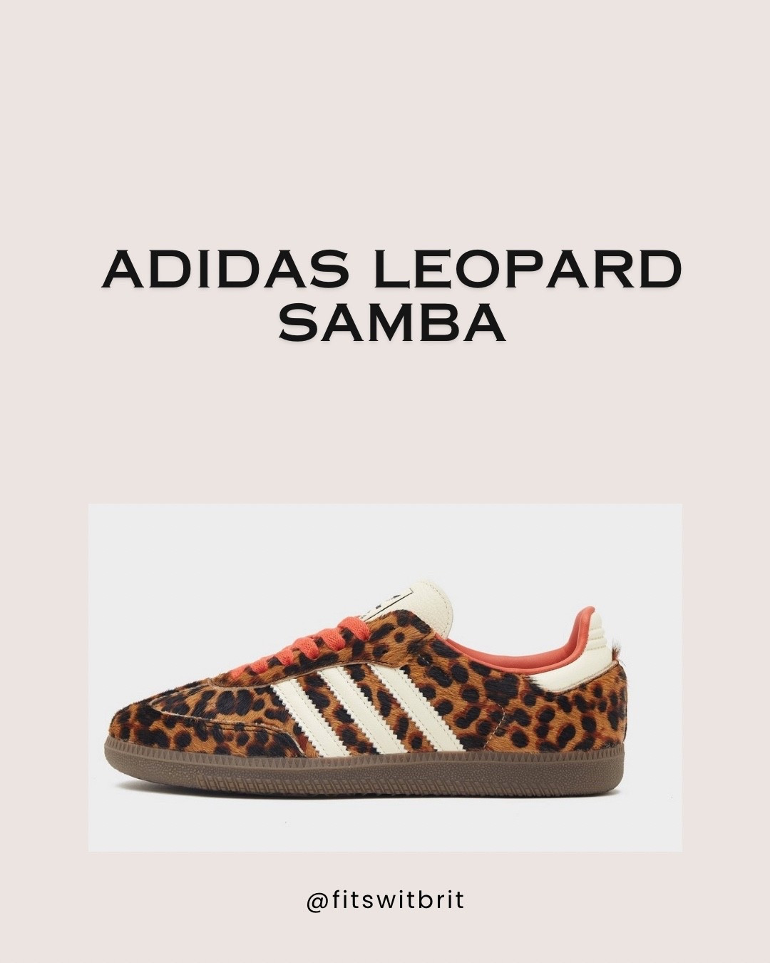 Adidas Leopard Samba

#LTKStyleTip #LTKShoeCrush