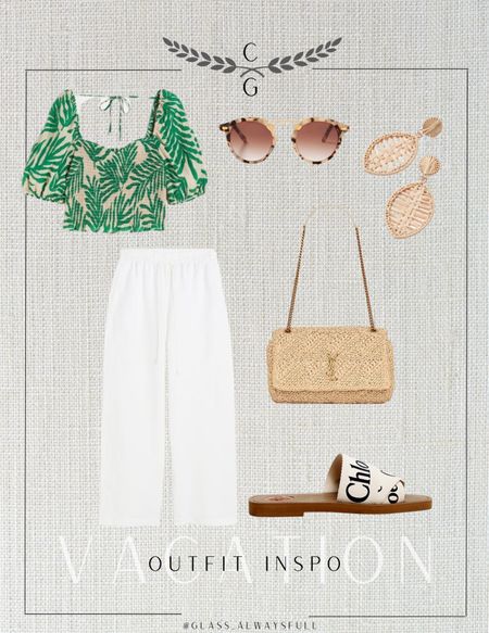 H&M vacation outfit, h&M top, resort wear, linen pants, beach pants, crop top, , Easter, resort outfit, spring outfit, spring shoes, spring bag, summer bag, baby shower outfit, wedding shower outfit. Callie Glass @glass_alwaysfull 


#LTKSeasonal #LTKtravel #LTKstyletip