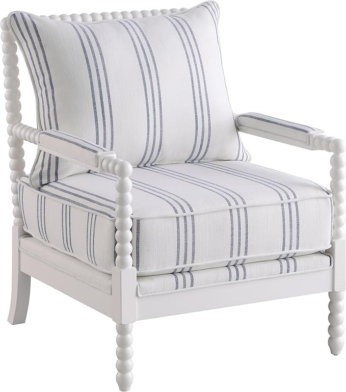 Coaster Home Furnishings - Blanchett - Upholstered Accent Chair with Track Arms, Decorative Spind... | Amazon (US)