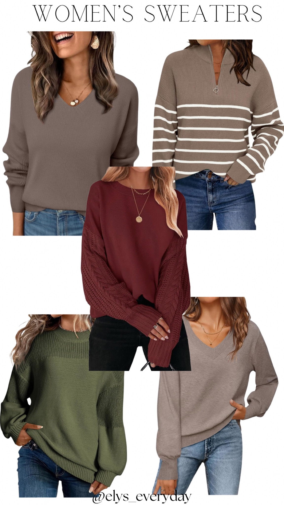 Cute fall sweaters 

Fall, sweater, women, long sleeve, holiday, holidays, Christmas, outfit, top, tops 

#LTKSaleAlert #LTKStyleTip #LTKWorkwear