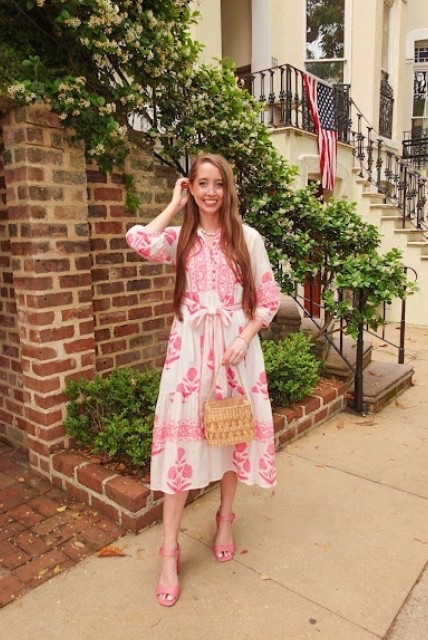 Sue Sartor flounce dress look for less! True to size, I’m sized up a medium but could’ve taken my usual size small  
.
Etsy finds block print dress 

#LTKSeasonal #LTKStyleTip #LTKFindsUnder100