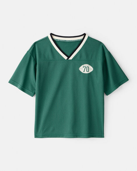 Boys Short-Sleeve Mesh Jersey - Green | Carter's Inc