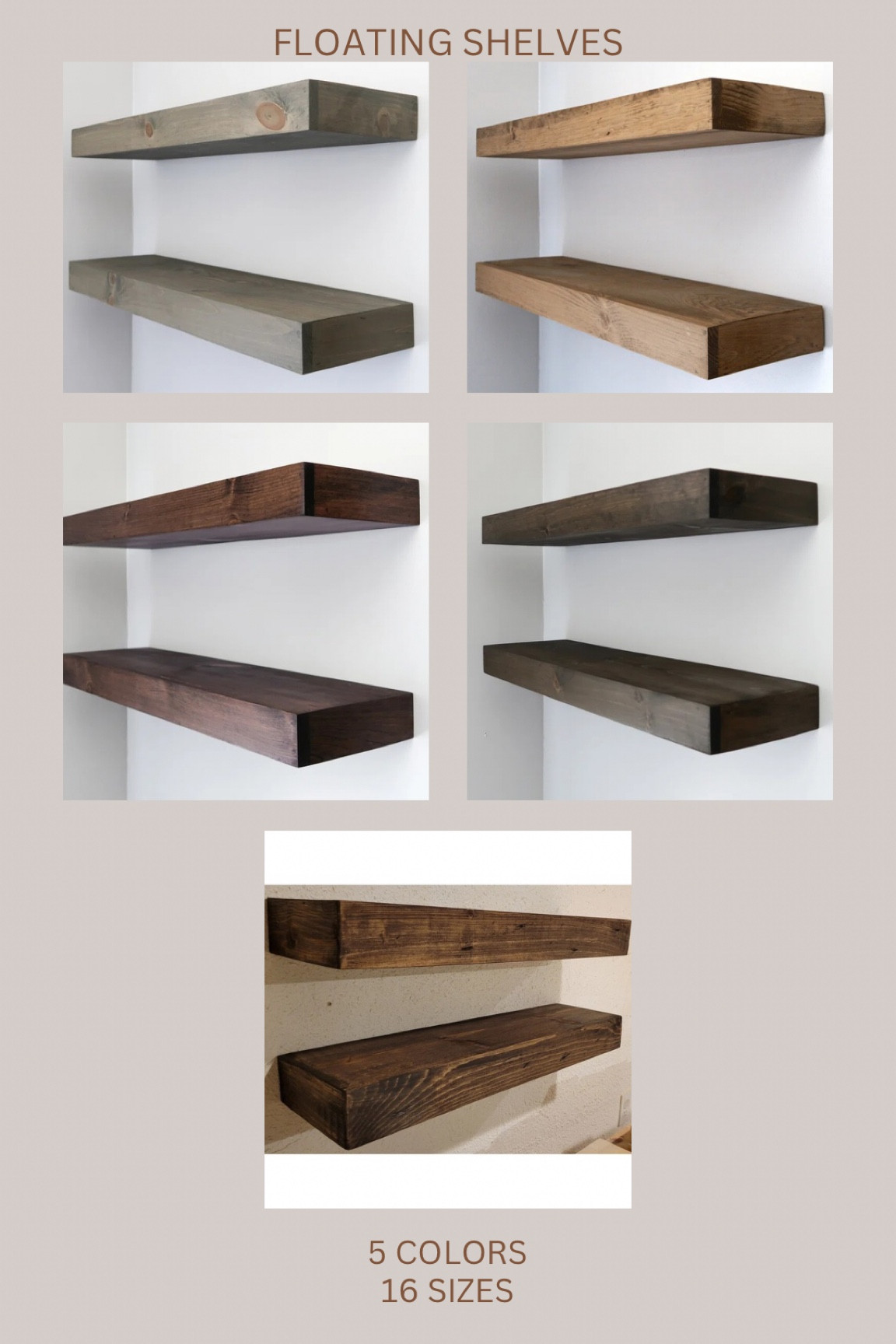 Oooooh!!! New floating shelves find!!!! These may be the best priced / closest to custom style option you can find online as it comes in 5 stain options and 16 sizes! Gorgeous review photos 😍



#LTKSaleAlert #LTKStyleTip #LTKHome