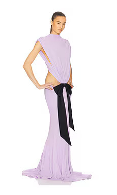 The Constantina Jersey Dress With Bow
                    
                    Helsa | Revolve Clothing (Global)