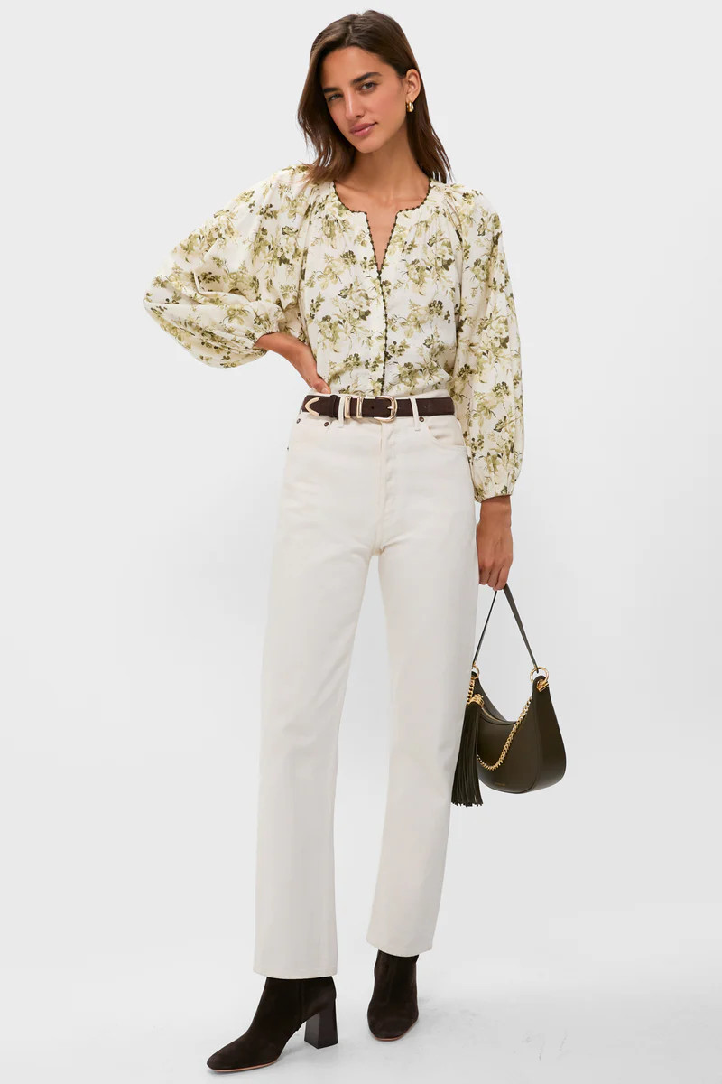 Sage & Ivory Floral Stella Blouse | Tuckernuck (US)