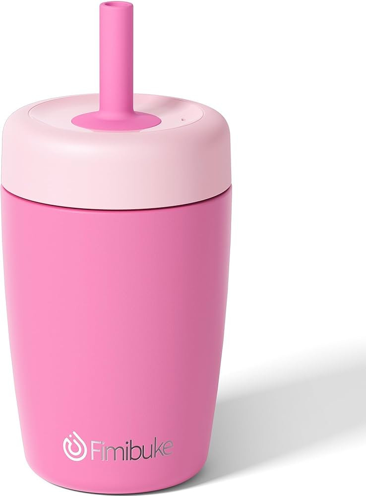 Fimibuke Kids & Toddler Cups Spill Proof, 12 OZ Insulated Sippy Cups for Toddlers Boys Girls, BPA... | Amazon (US)