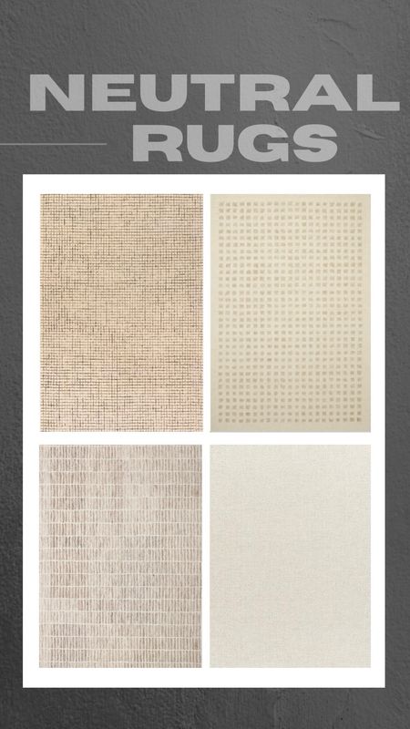 Neutral rugs for any budget 


#LTKhome