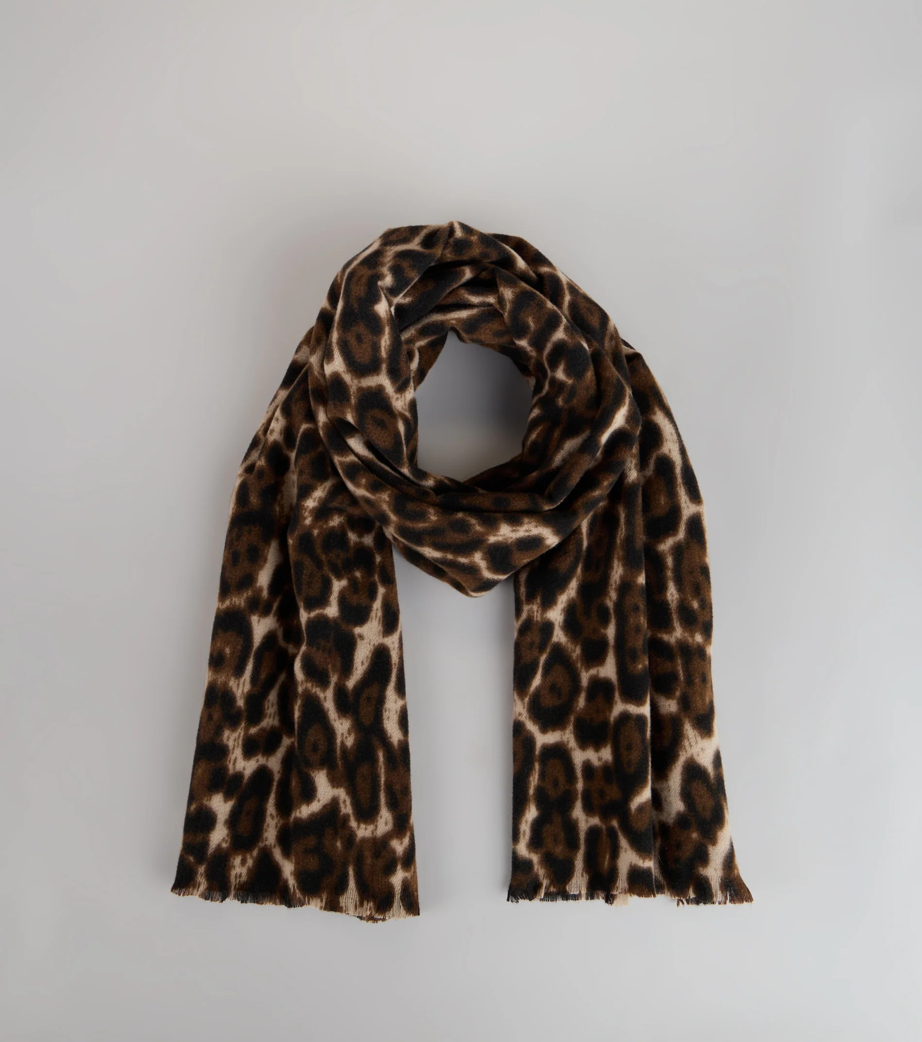 Chic Edge Leopard Print Scarf | Windsor Stores