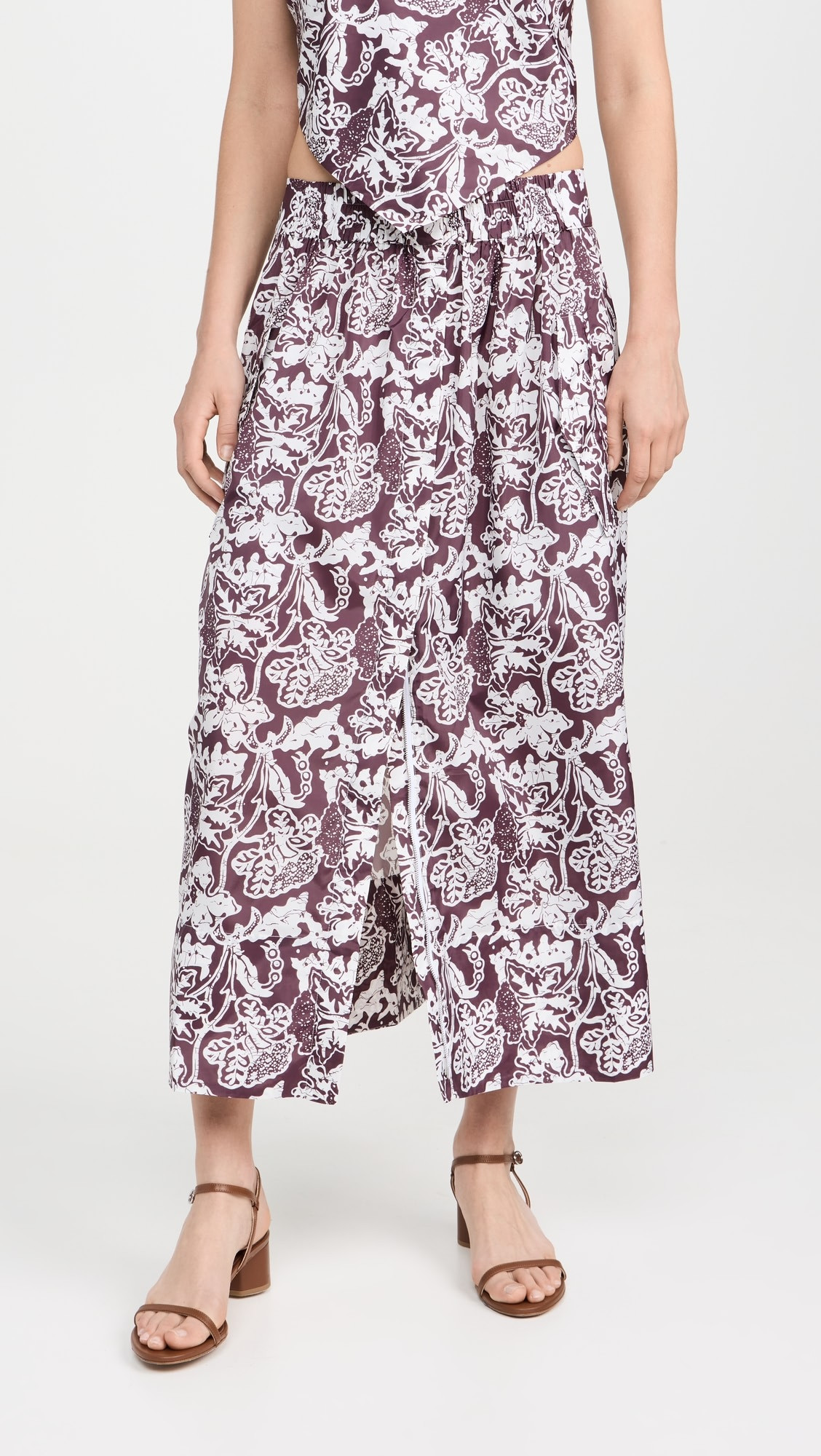 Tibi Recycled Nylon Batik Full Skirt | Shopbop | Shopbop
