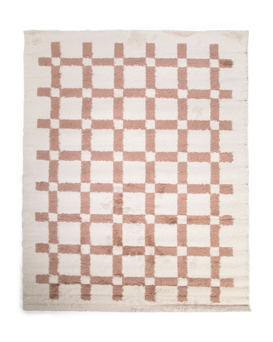 Made In Turkey 8x10 Gipsy Grid Area Rug | TJ Maxx