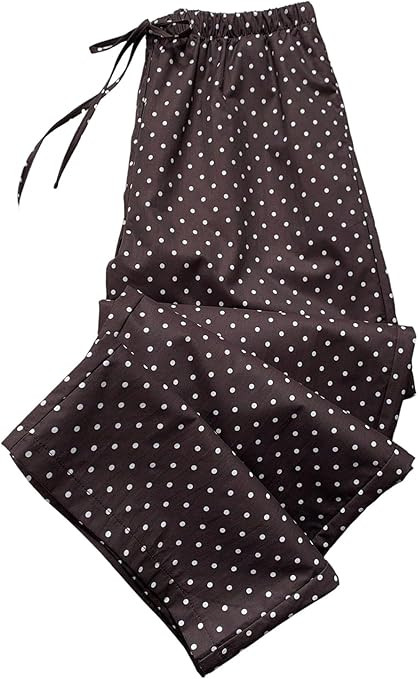 RoseSeek Women's Polka Dots Wide Leg Pants Drawstring High Waisted Baggy Pants Casual Trousers | Amazon (US)