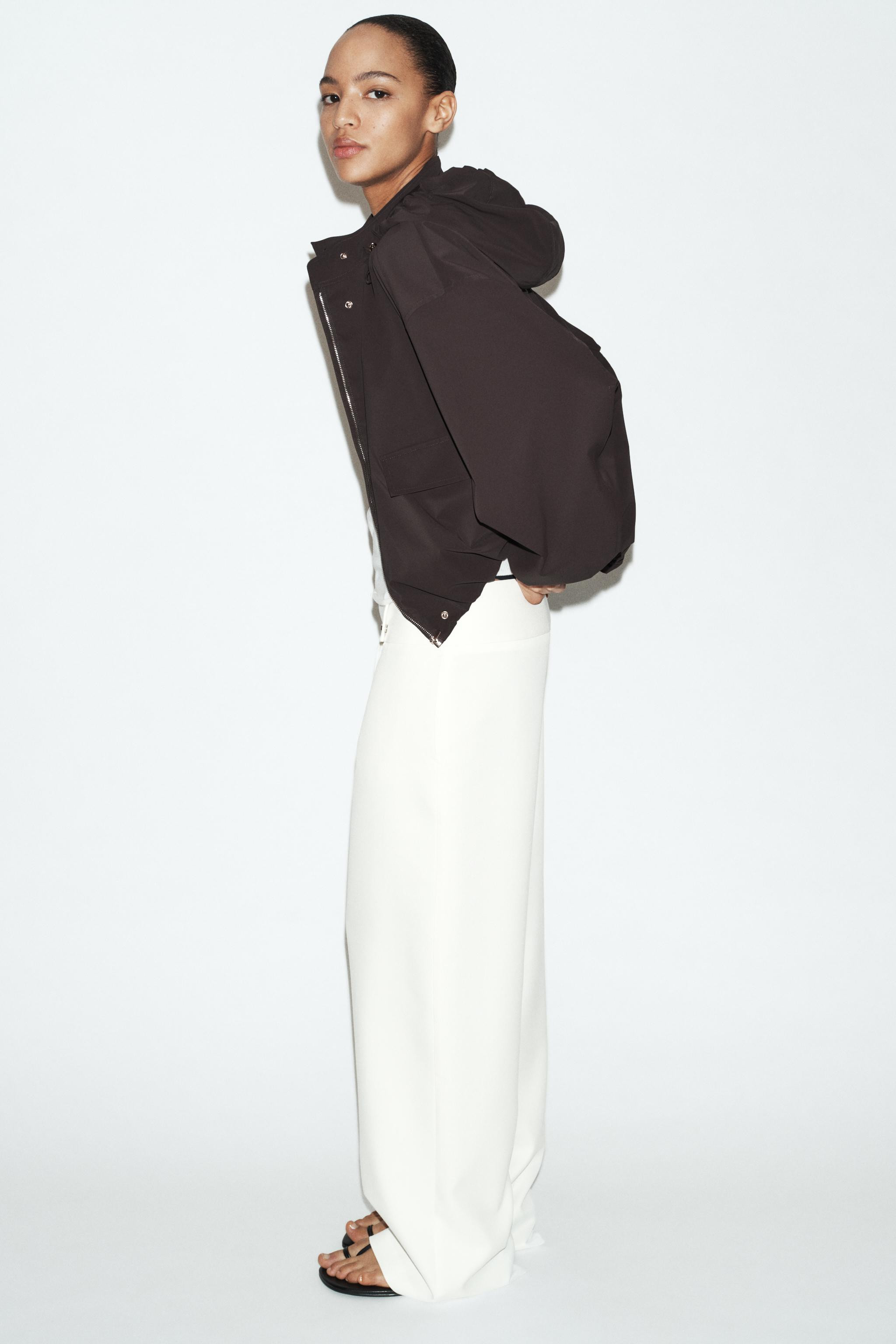 RUBBERISED HOODED JACKET | Zara UK