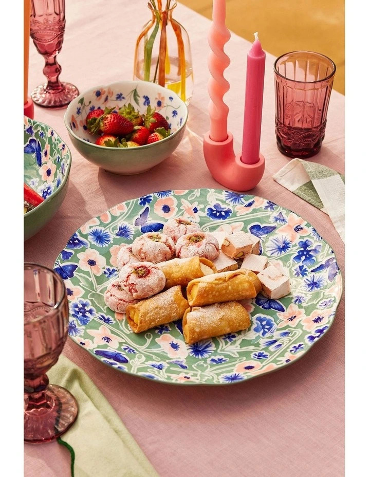 Casa DomaniDolce Vita Scallop Bowl 16cm in Green | Myer