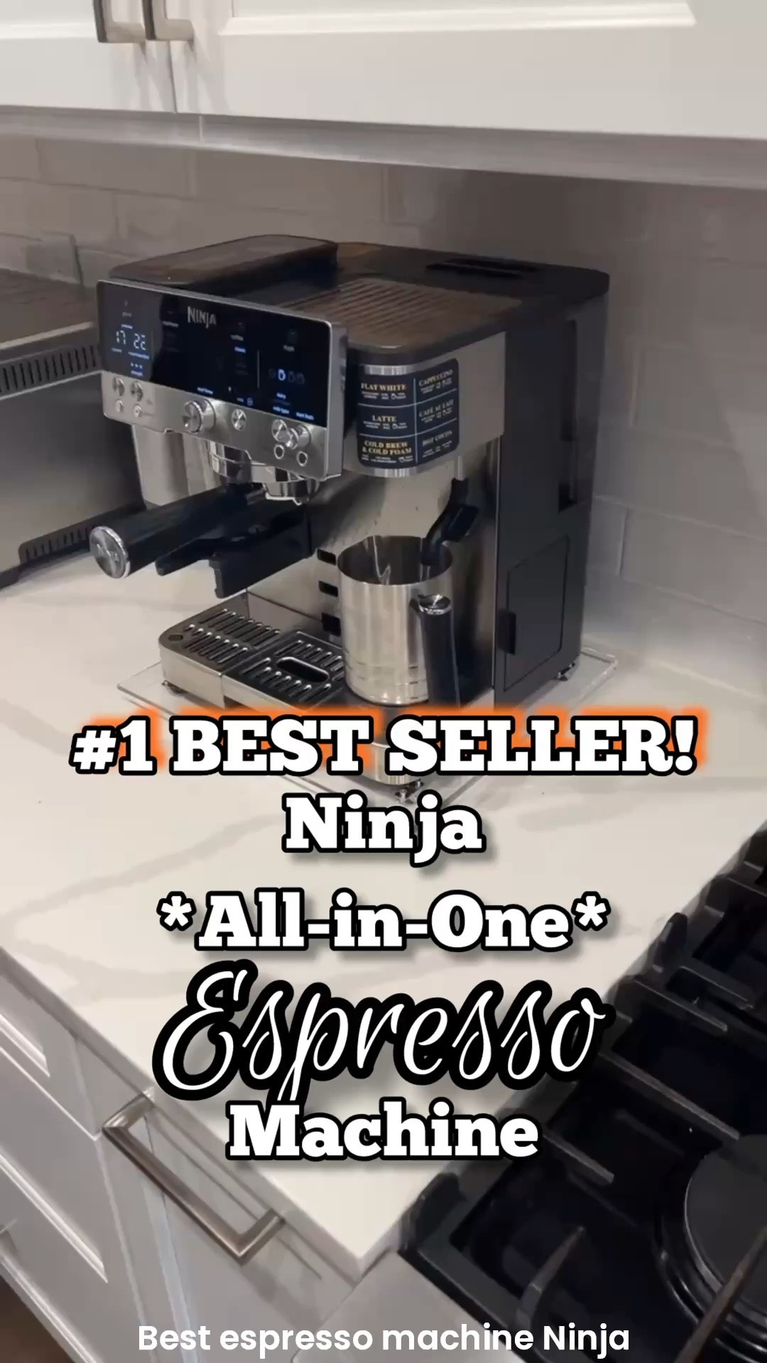 Number one best seller on Amazon Ninja Café Luxe Pro 
Best espresso machine on Amazon
All in one ￼￼ hands-free frother coffee grinder water reservoir stainless steel ￼￼

#LTKmorningroutine #LTKfoodie #LTKHome