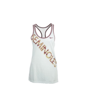 Nike Women's Florida State Seminoles Racerback Dri-fit Tank | Macys (US)