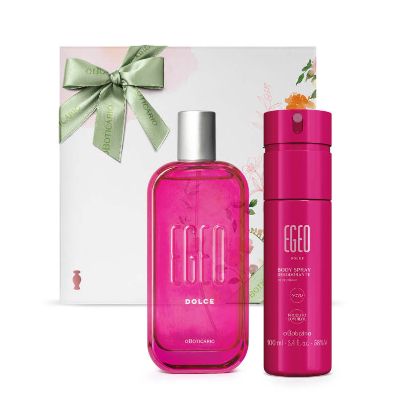 Combo Presente Dia das Mães Egeo Dolce: Desodorante Colônia 90ml + Body Spray 100ml + Caixa de ... | oBoticario (BR)