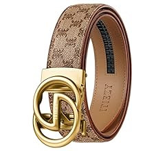 ITIEZY Leather Ratchet Belt Dress with Click Sliding Buckle, Comfort Vintage Belt for Men, Adjustabl | Amazon (US)