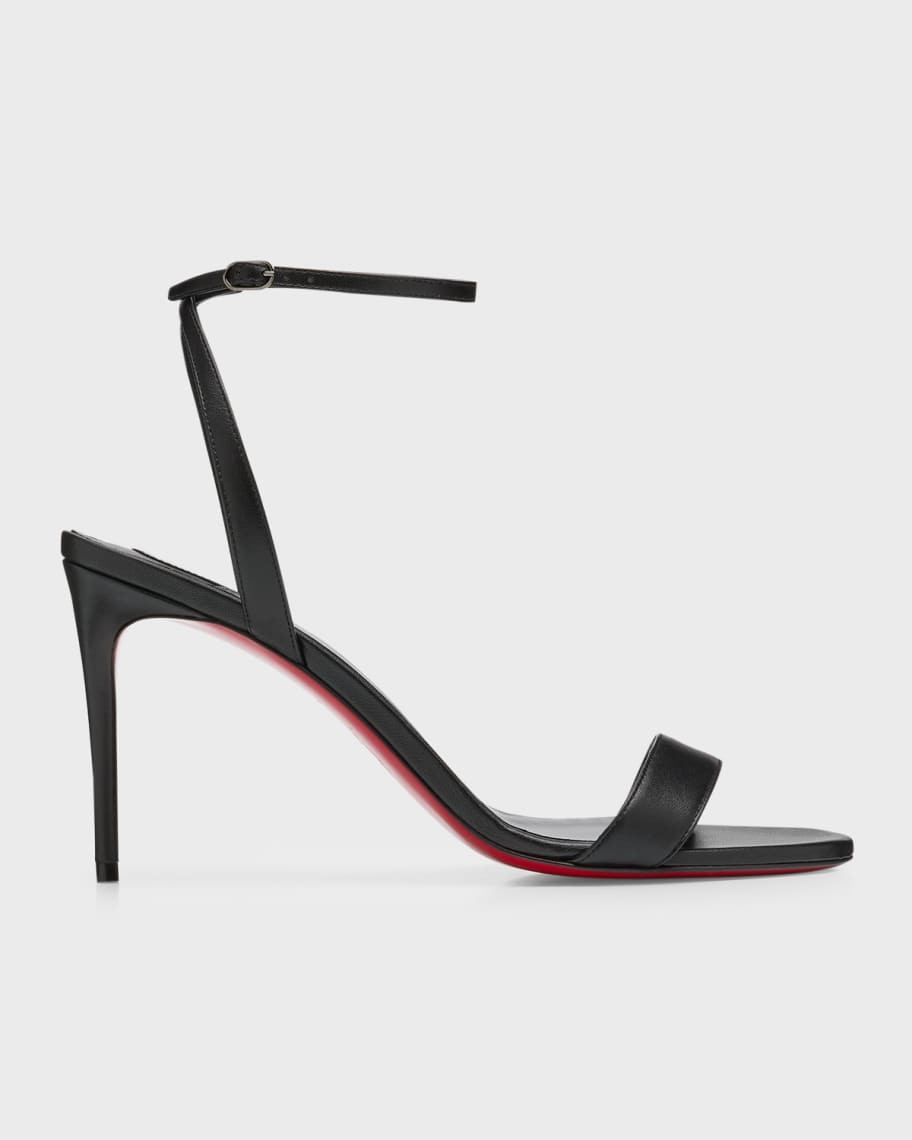 Christian Louboutin Loubigirl Ankle-Strap Red Sole Sandals | Neiman Marcus