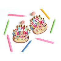 Happy Birthday Cake Earrings, Gift, Party Earrings | Etsy (US)