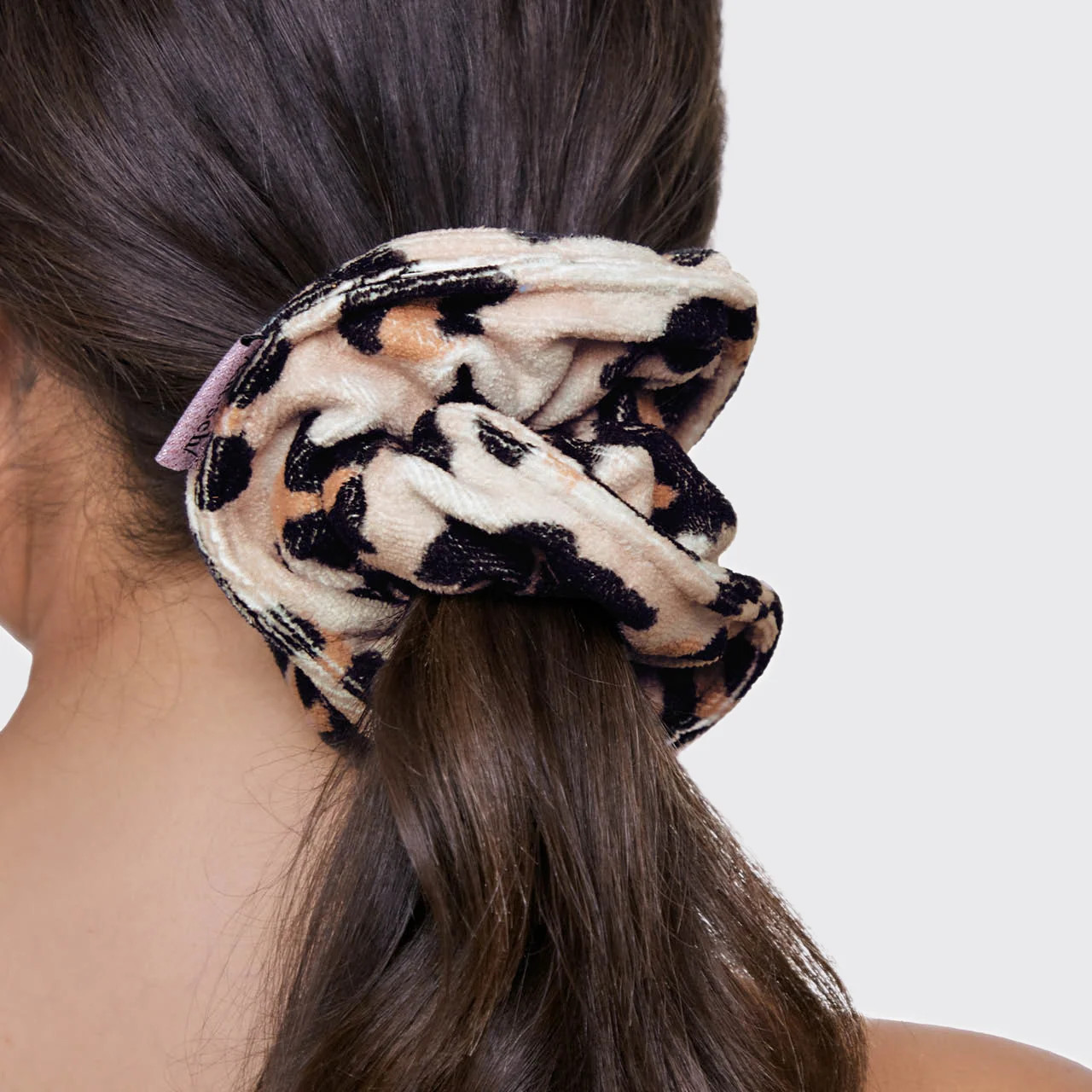Microfiber Quick-Dry Towel Scrunchies 2pc- Leopard | Kitsch
