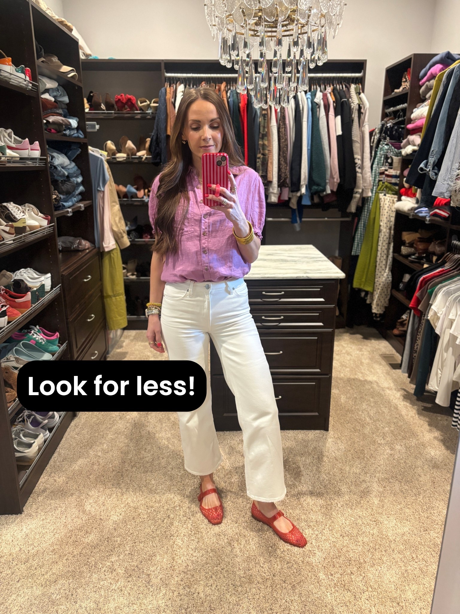 Look for less for these jelly flats!