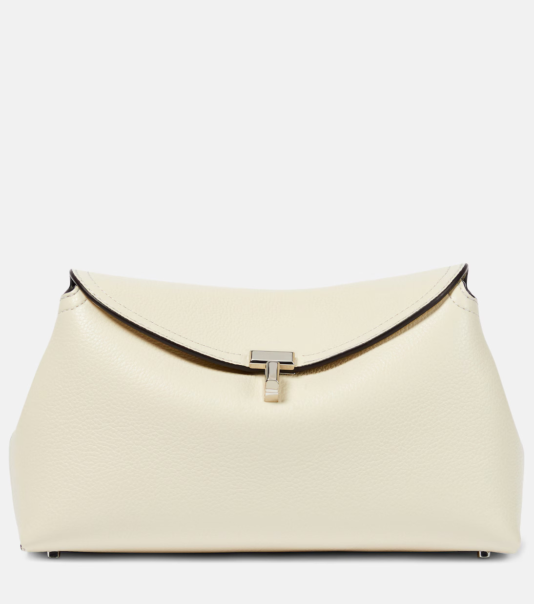 T-Lock leather clutch | Mytheresa (US/CA)