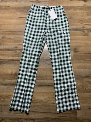 Tuckernuck Ashford Green Gingham Ankle Pants XS  | eBay | eBay US
