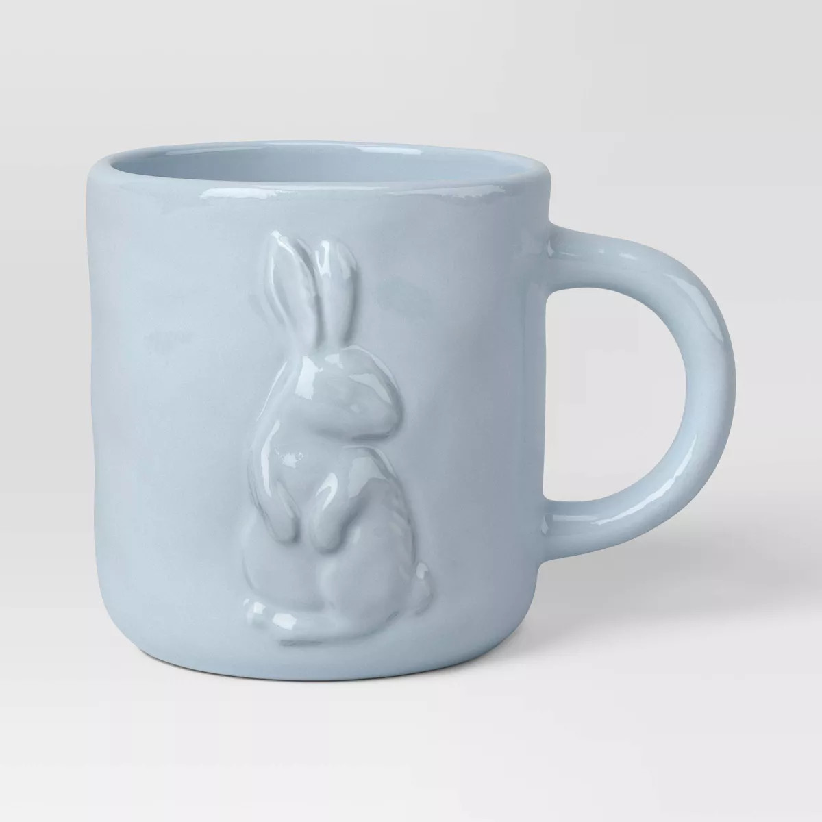 14.8oz Stoneware Bunny Mug Blue - Threshold™ | Target