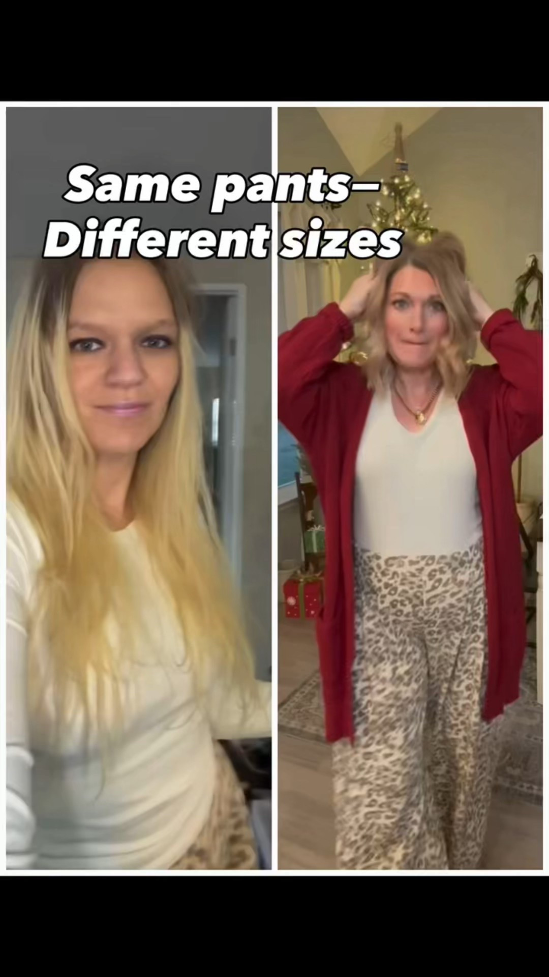 From Texas to Florida same pants/ 
Trousers different sizes tons of options to wear dress them up dress them down, even can do a cold weather wear and warmer weather wear! I also got the short in the pants and it makes the biggest difference ! They weren’t too long or too short. They were just perfect highly recommend for the shorter petite girlies! Cheetah print is back for 2026🫶💜

#LTKSeasonal #LTKFindsUnder100 #LTKPetite