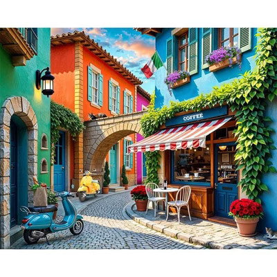 Springbok Streets of Italy 500pc Jigsaw Puzzle | Target