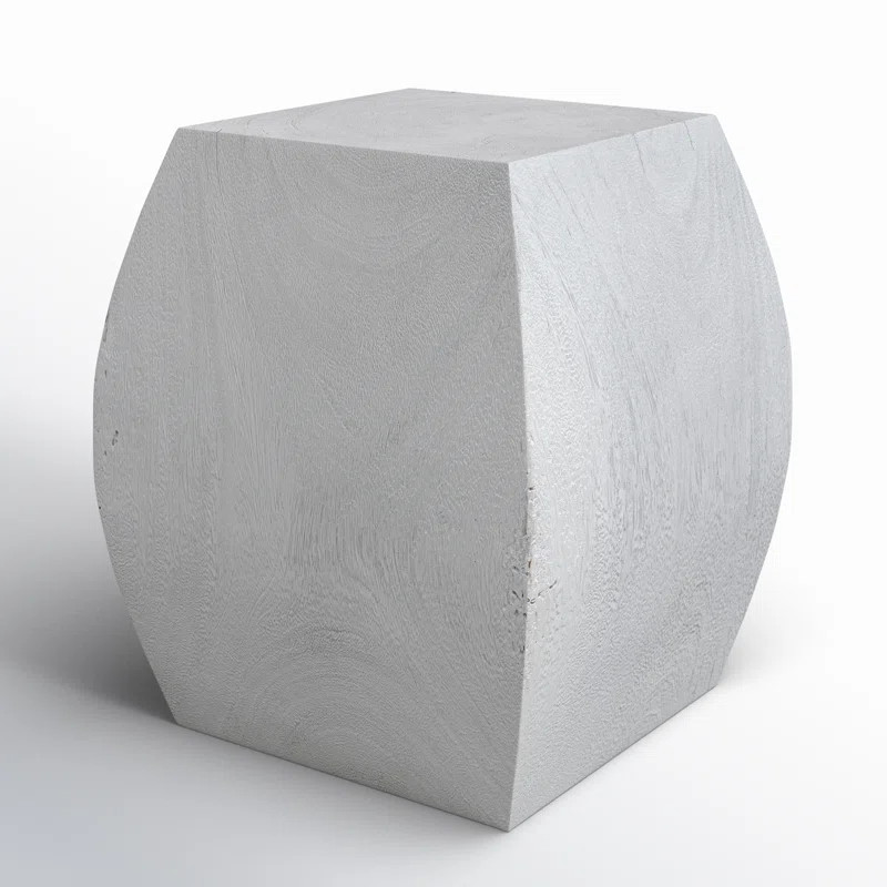 Joss & Main Coriander Joss & Main Grove Ivory Wooden Accent Stool | Wayfair | Wayfair North America