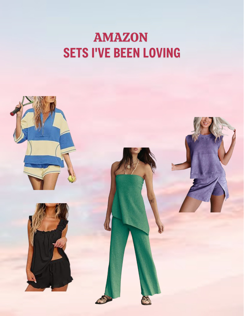 My favorite Amazon sets rn! 

Everything linked in my Amazon Storefront 👇🏼
www.amazon.com/shop/presleyyives 

 #LTKActive #LTKFindsUnder50