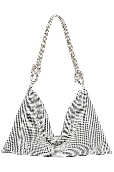 YIKOEE Glitter Rhinestone Purse Crystal Evening Clutch Bag | Amazon (US)