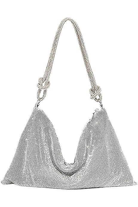YIKOEE Glitter Rhinestone Purse Crystal Evening Clutch Bag | Amazon (US)