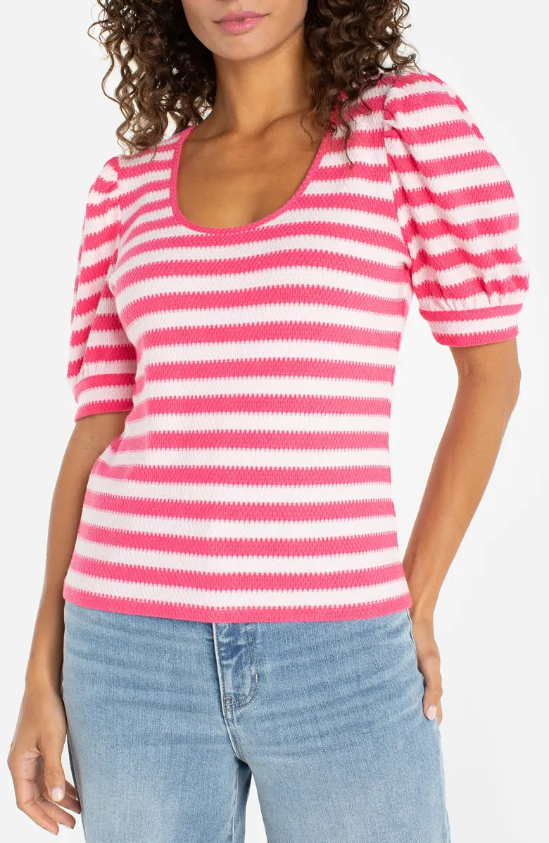 Stripe Scoop Neck Sweater | Nordstrom